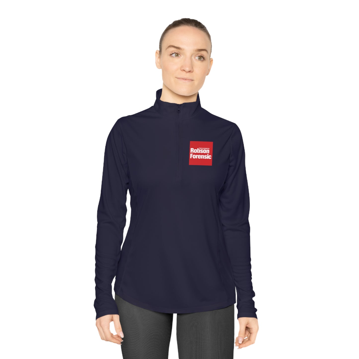 Sport-Tek | Ladies Quarter-Zip Pullover - Red Square Logo