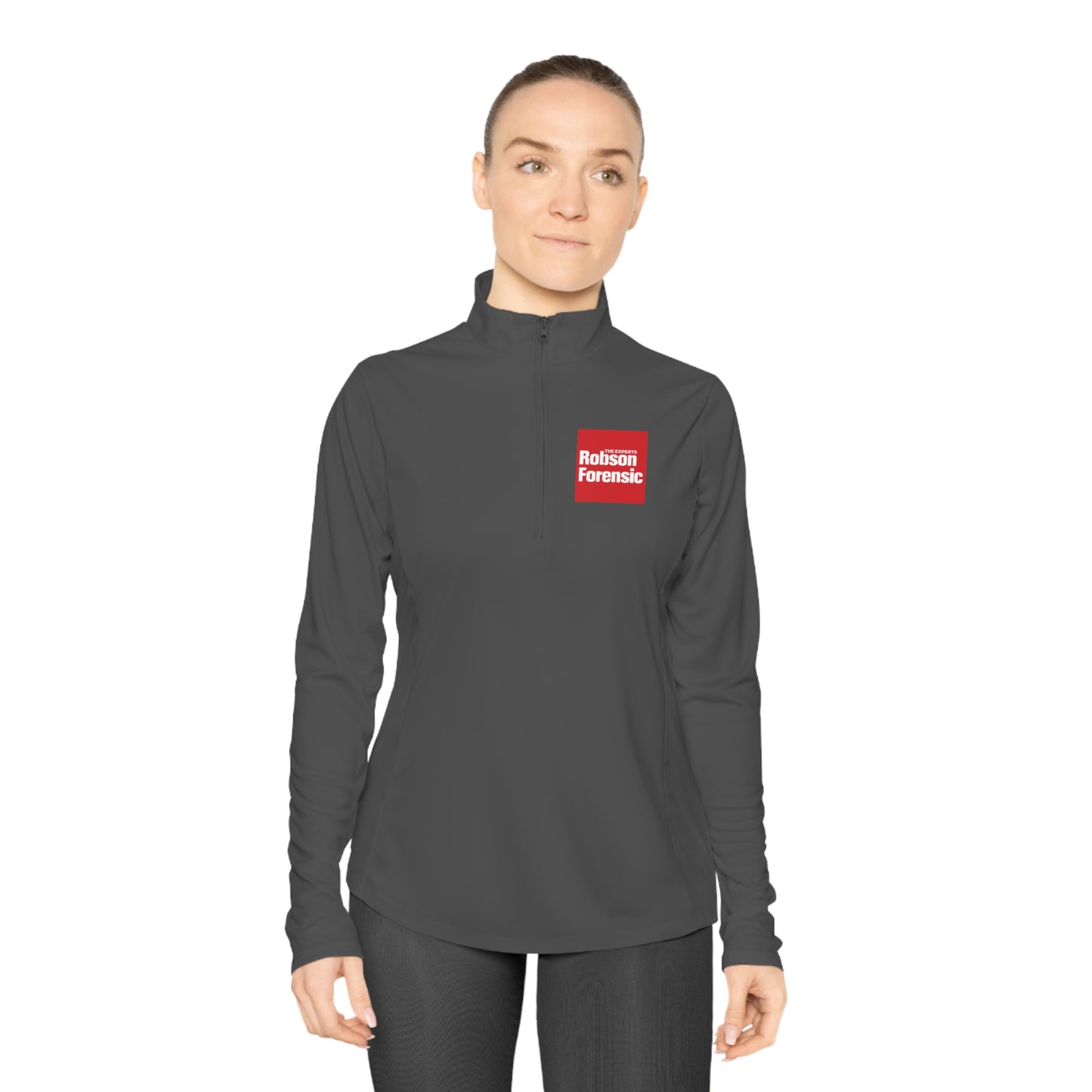 Sport-Tek | Ladies Quarter-Zip Pullover - Red Square Logo