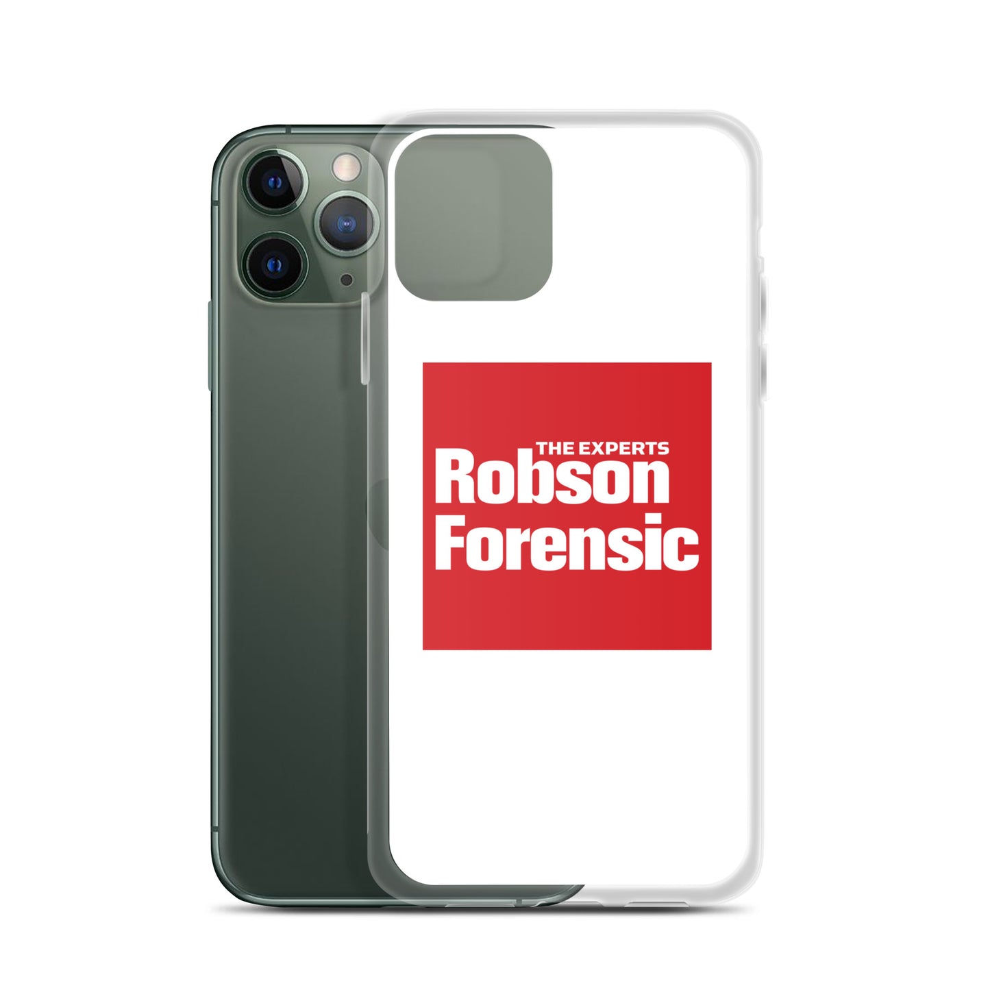 Clear Case for iPhone® - Red Square Logo