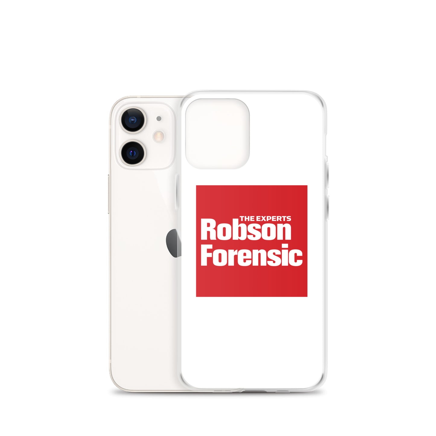 Clear Case for iPhone® - Red Square Logo