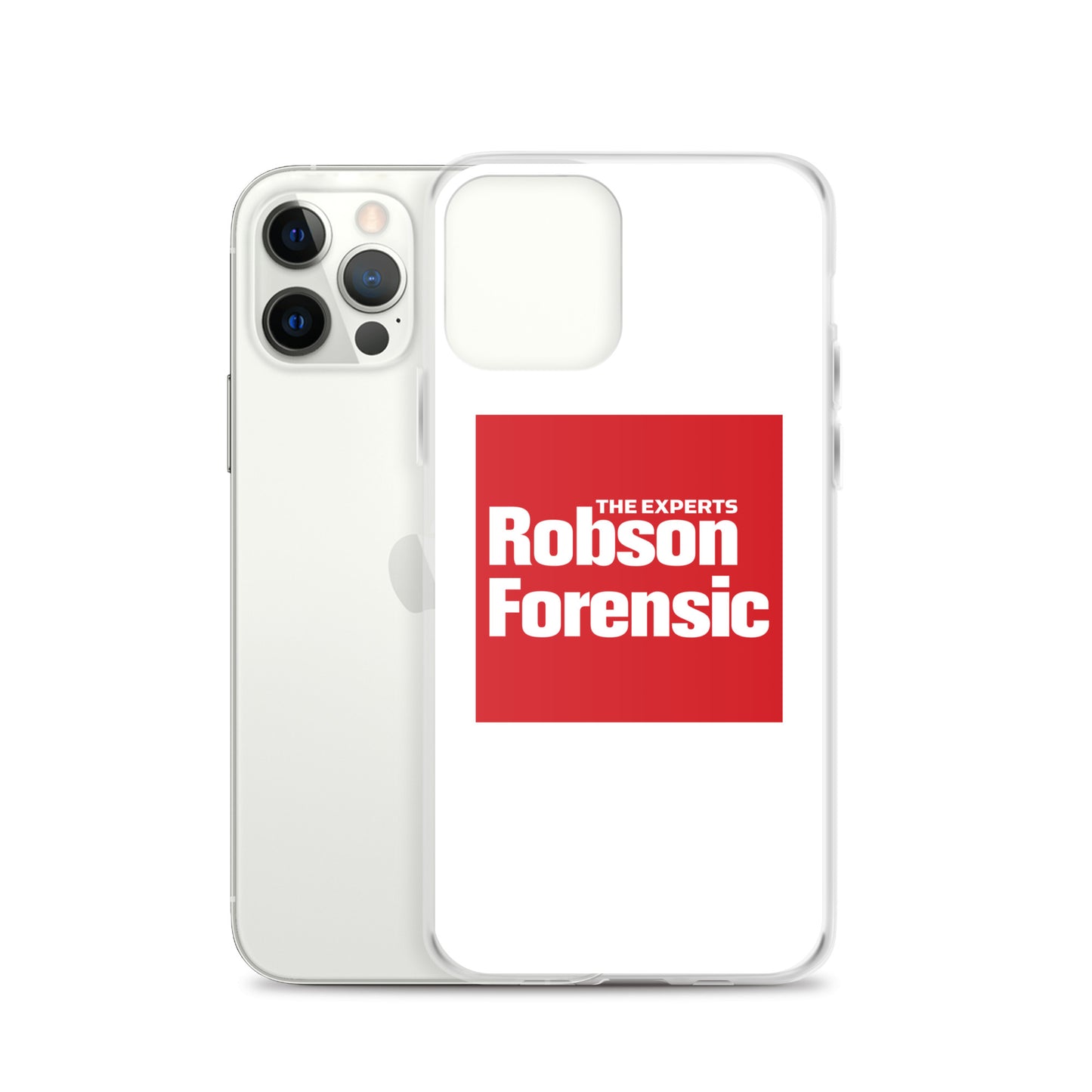 Clear Case for iPhone® - Red Square Logo