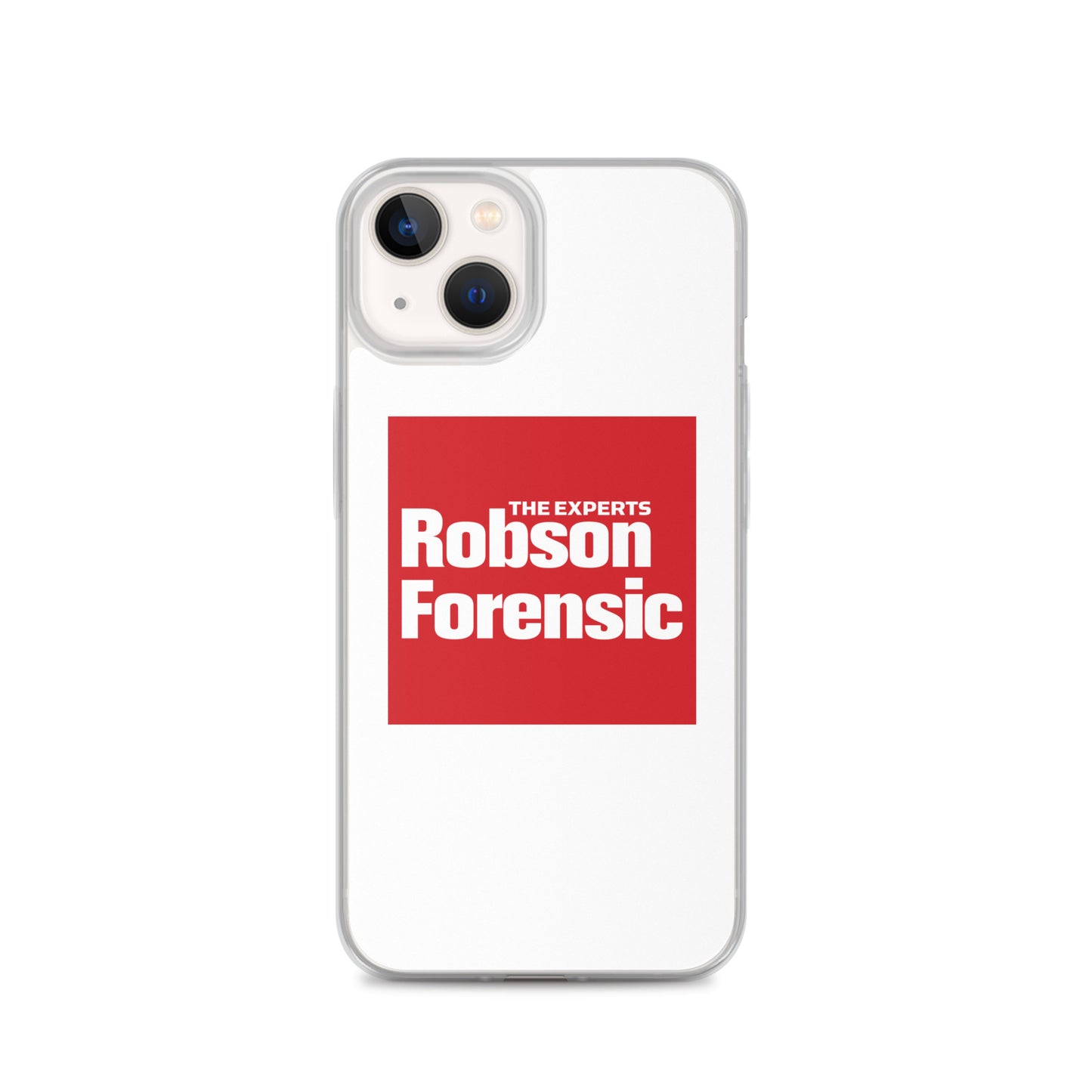 Clear Case for iPhone® - Red Square Logo