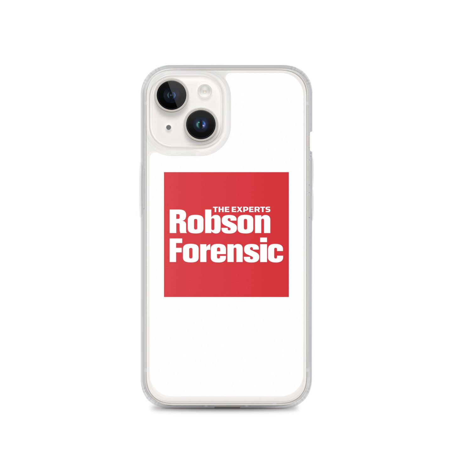 Clear Case for iPhone® - Red Square Logo