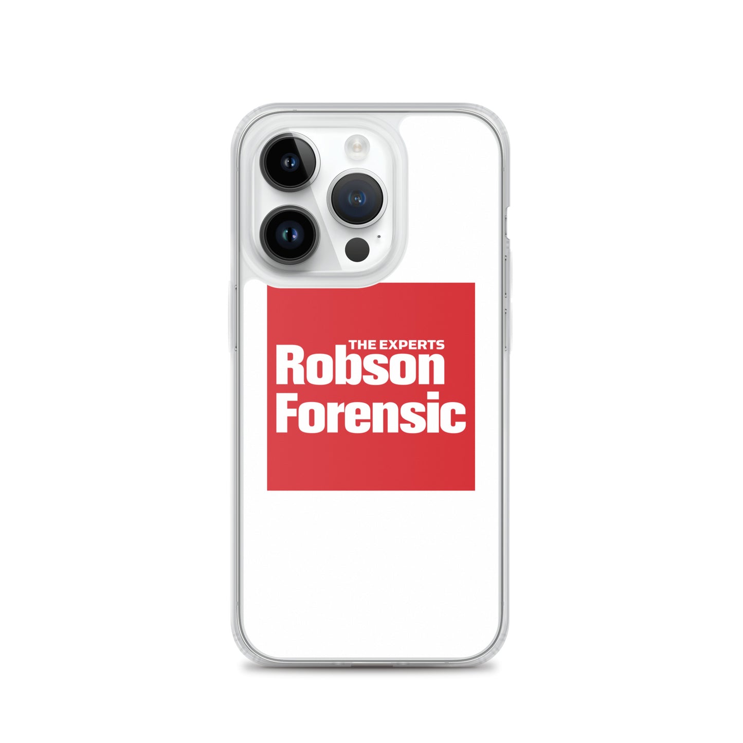 Clear Case for iPhone® - Red Square Logo