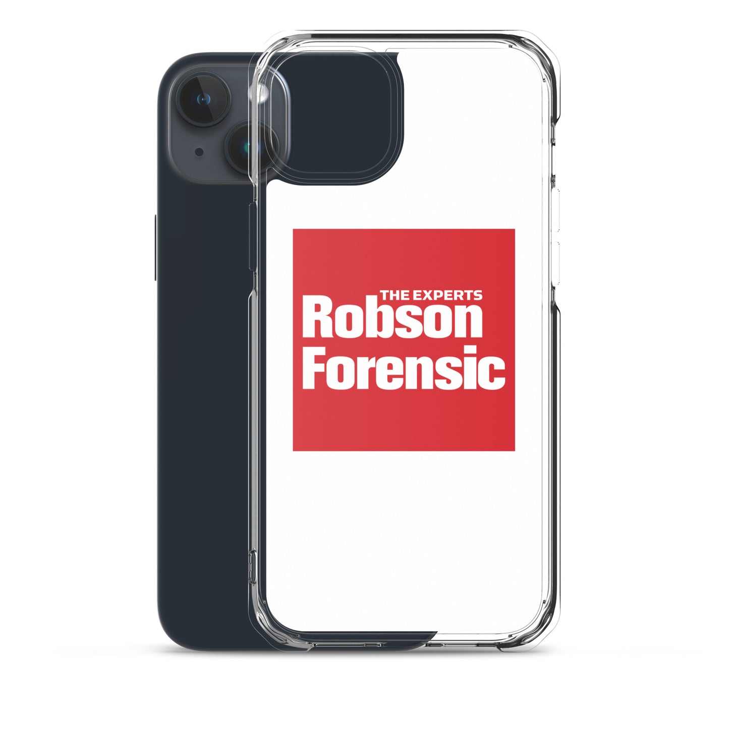 Clear Case for iPhone® - Red Square Logo