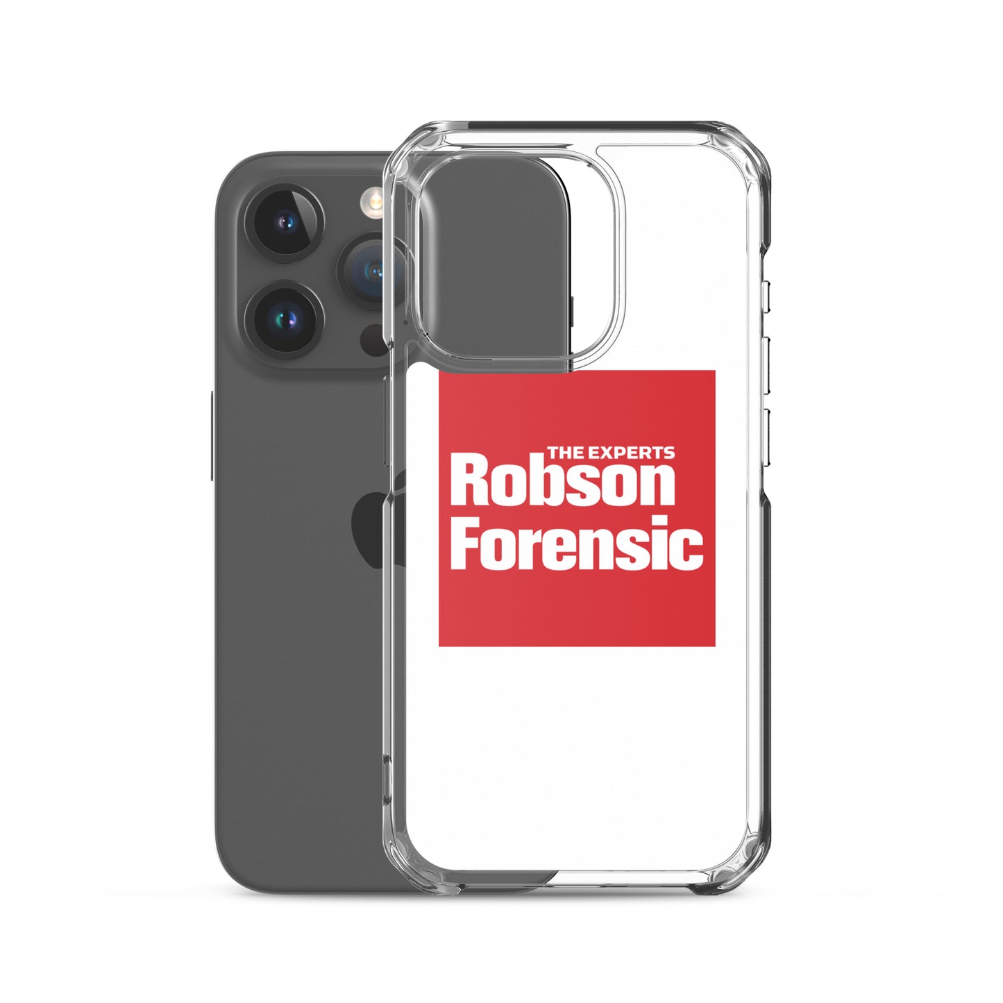 Clear Case for iPhone® - Red Square Logo