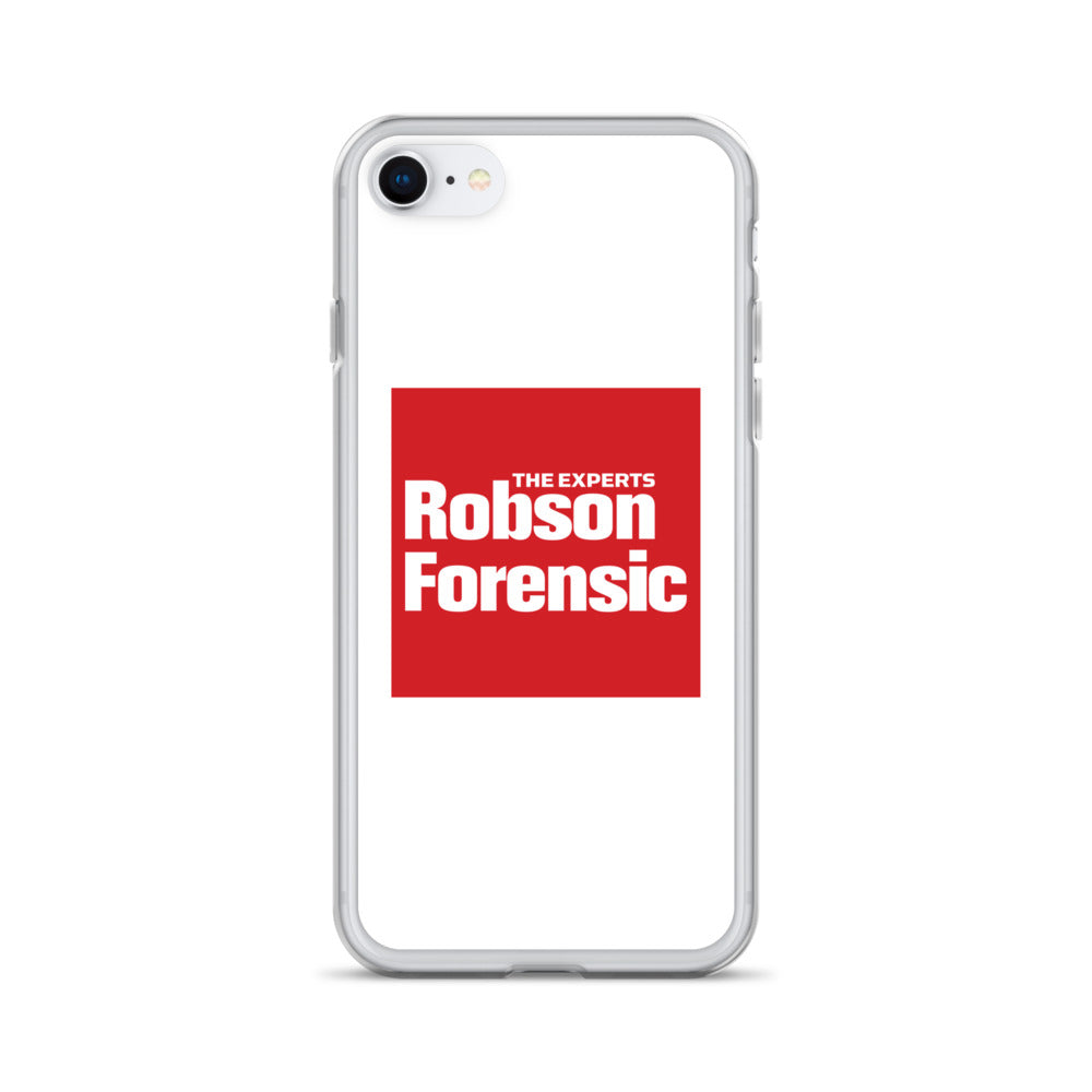Clear Case for iPhone® - Red Square Logo