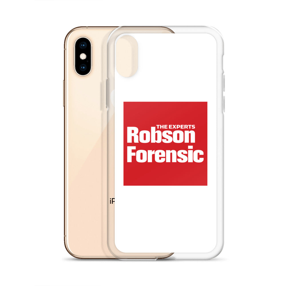 Clear Case for iPhone® - Red Square Logo