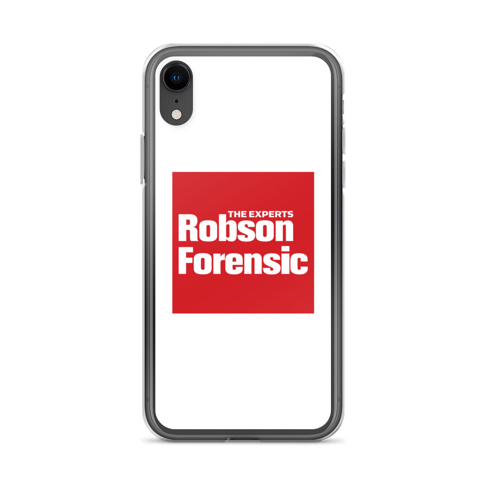 Clear Case for iPhone® - Red Square Logo