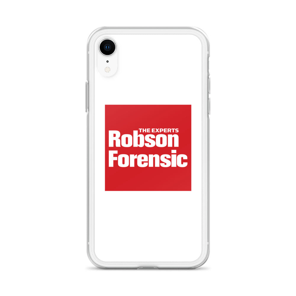 Clear Case for iPhone® - Red Square Logo