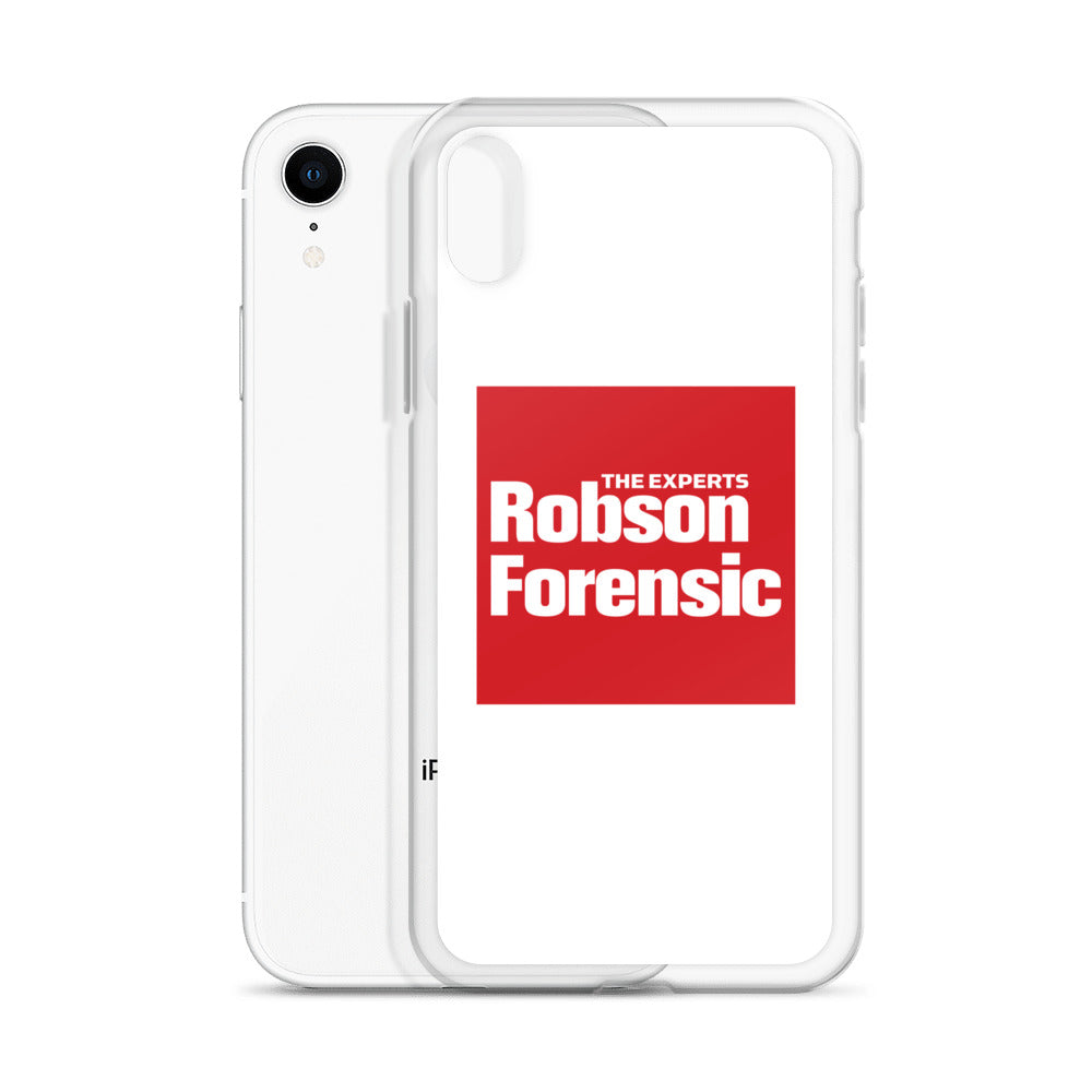 Clear Case for iPhone® - Red Square Logo