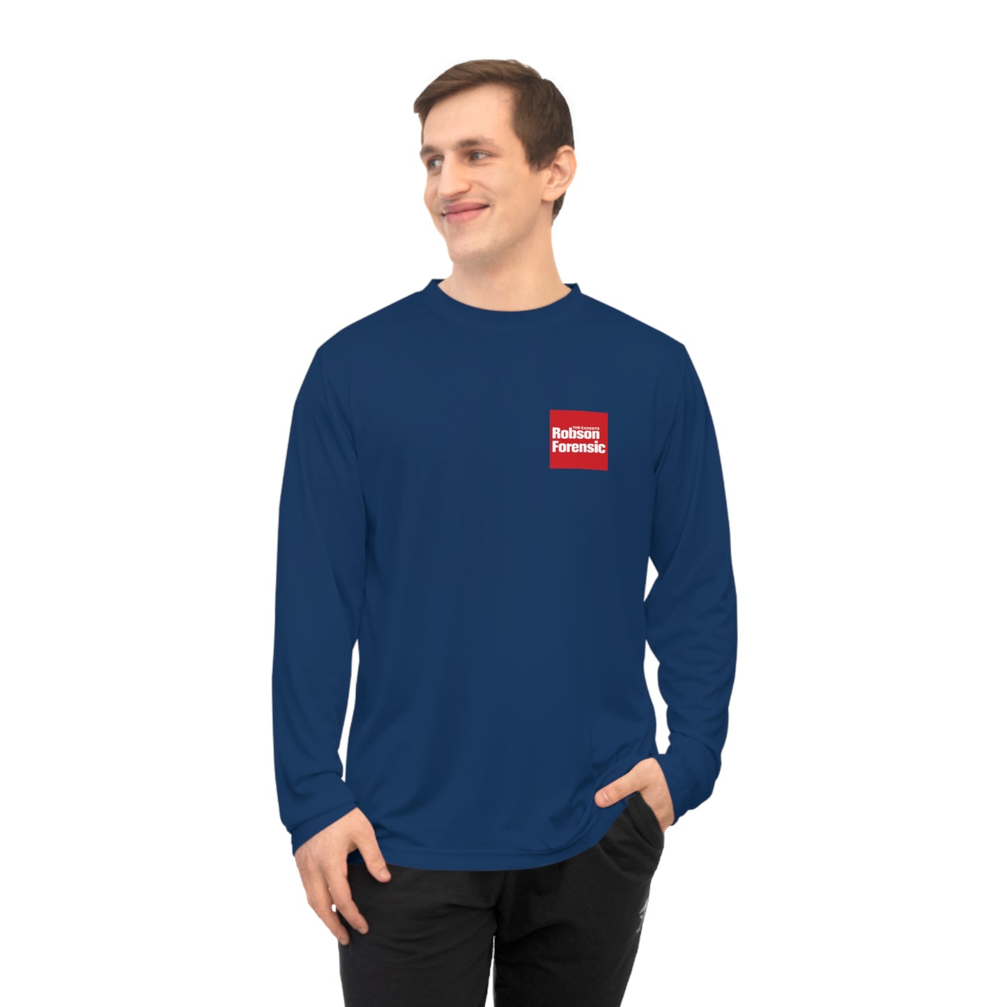 Unisex Performance Long Sleeve Shirt - Red Square Logo