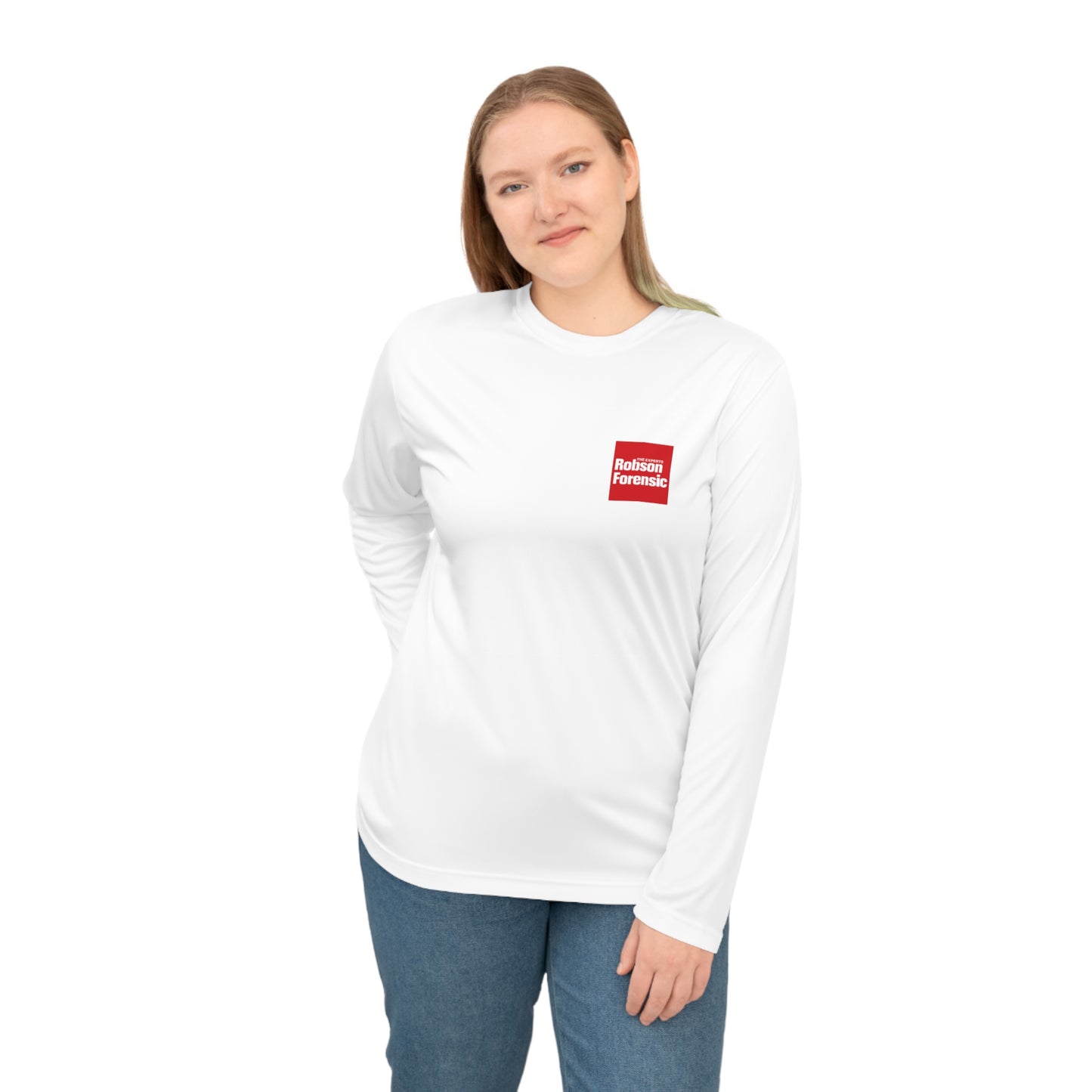 Unisex Performance Long Sleeve Shirt - Red Square Logo