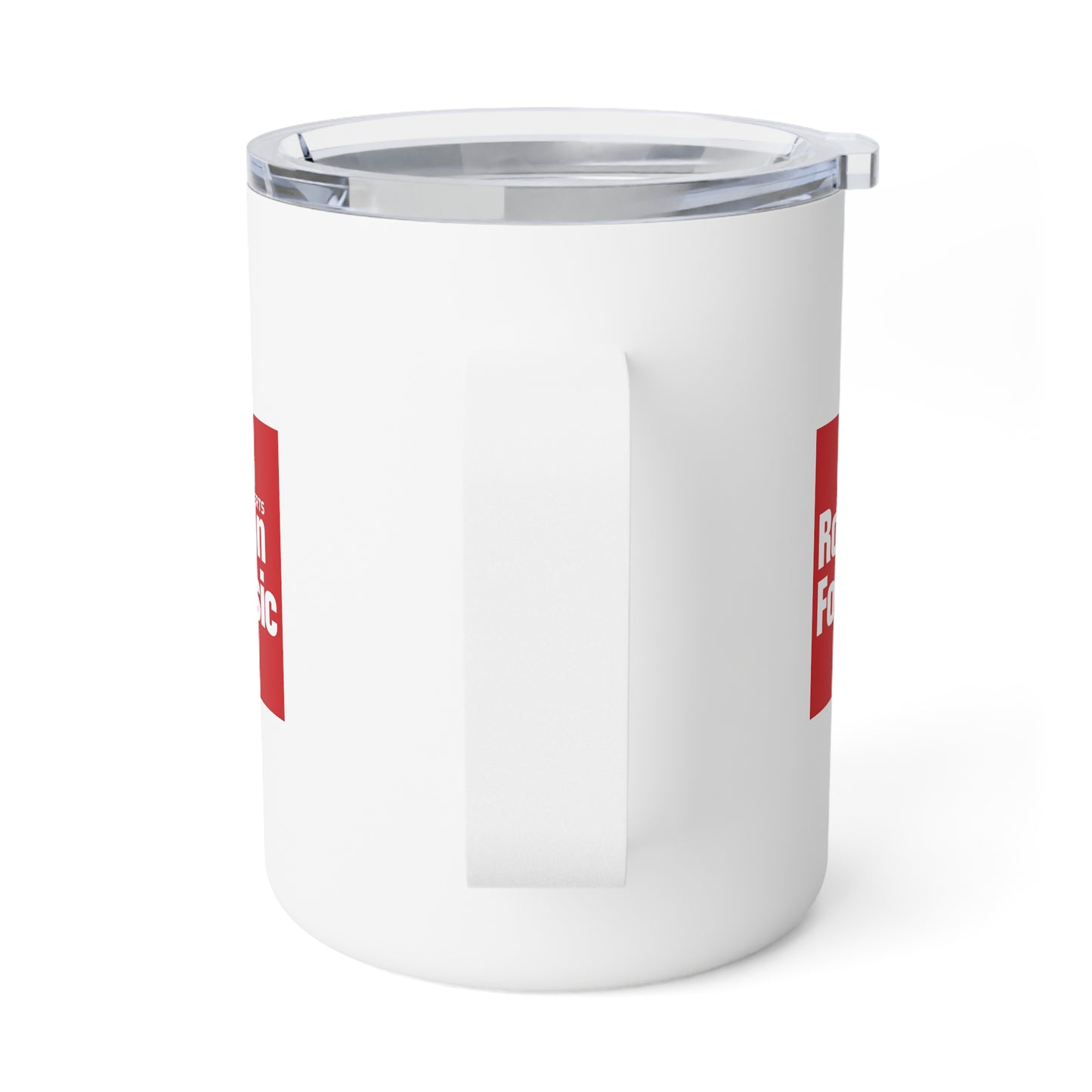 Insulated Coffee Mug, 10oz - Red Square Logo