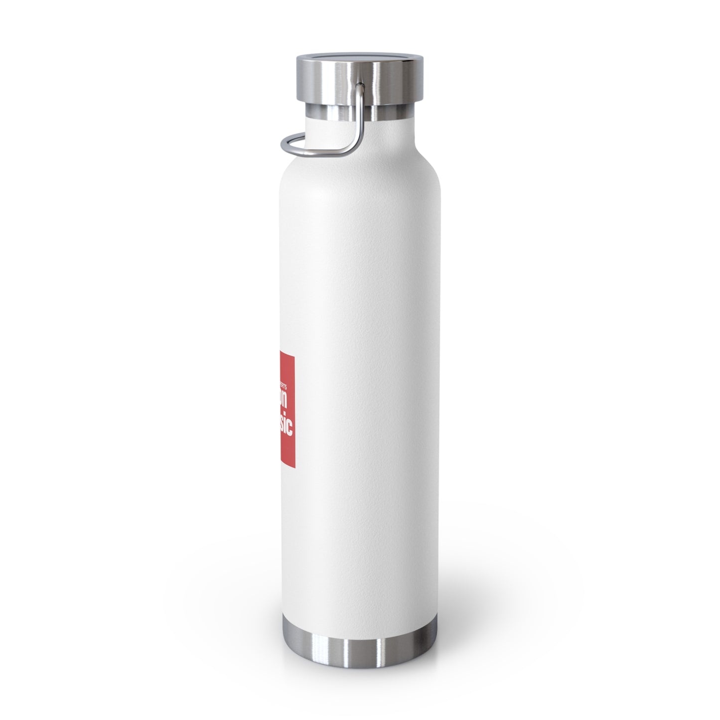 Copper Vacuum Insulated Bottle, 22oz - Red Square Logo