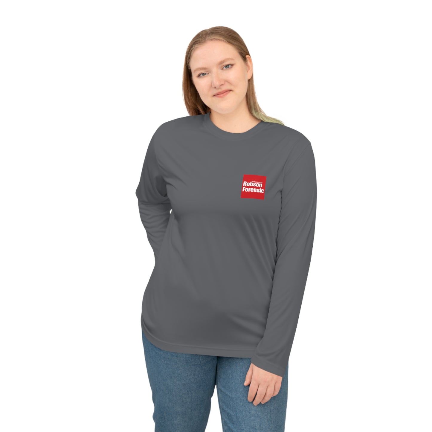 Unisex Performance Long Sleeve Shirt - Red Square Logo