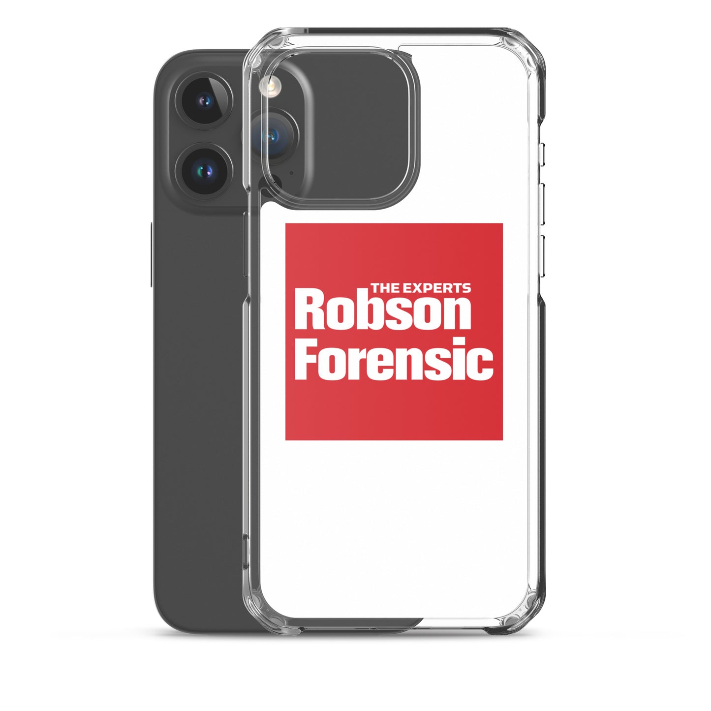 Clear Case for iPhone® - Red Square Logo