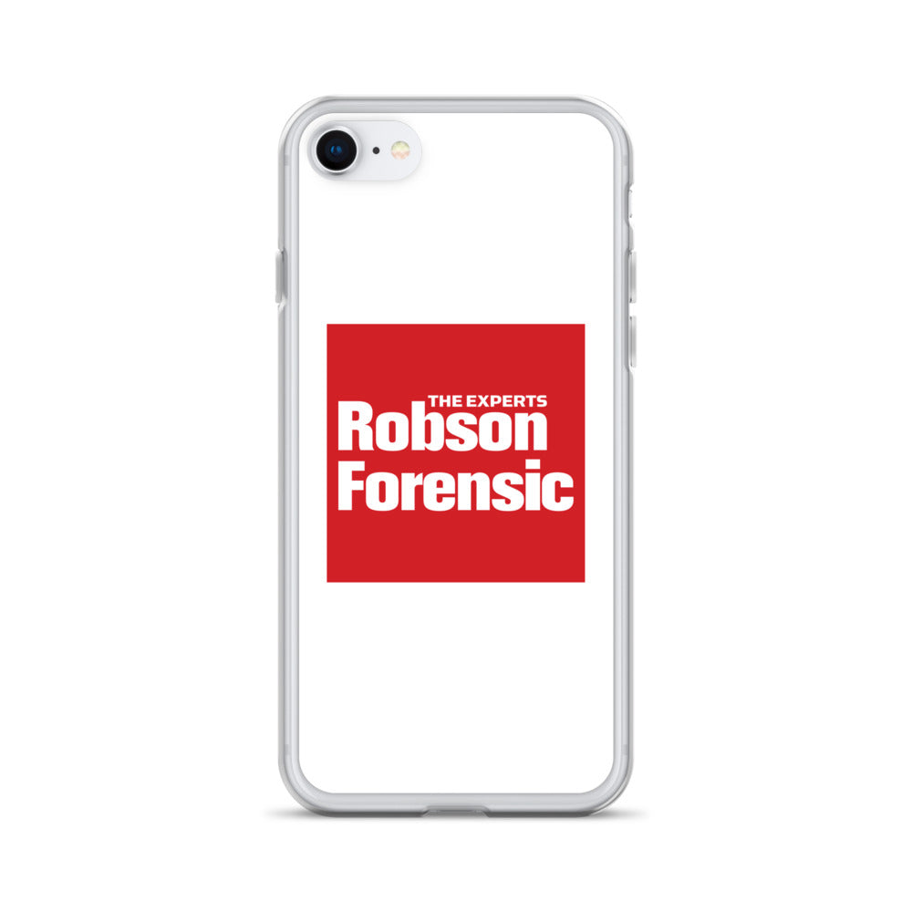 Clear Case for iPhone® - Red Square Logo