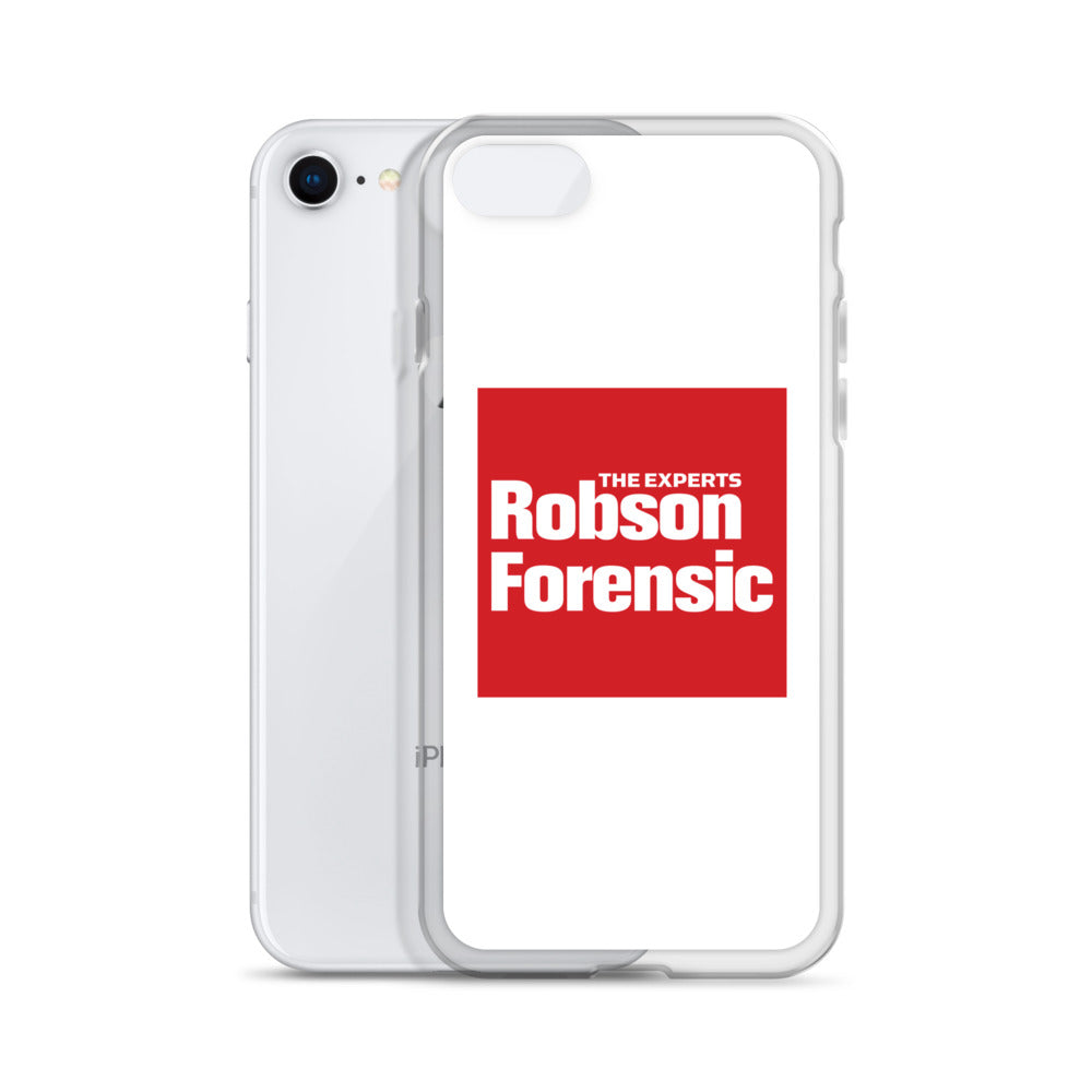 Clear Case for iPhone® - Red Square Logo