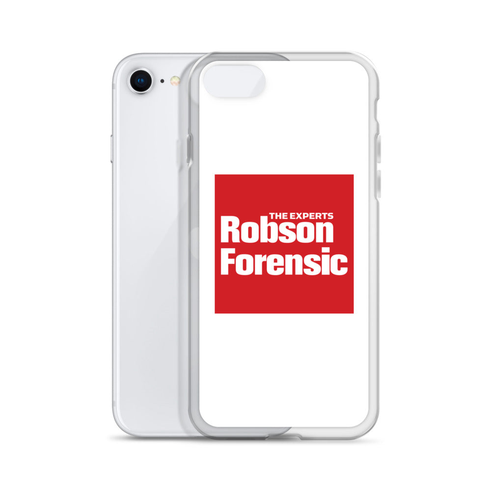 Clear Case for iPhone® - Red Square Logo