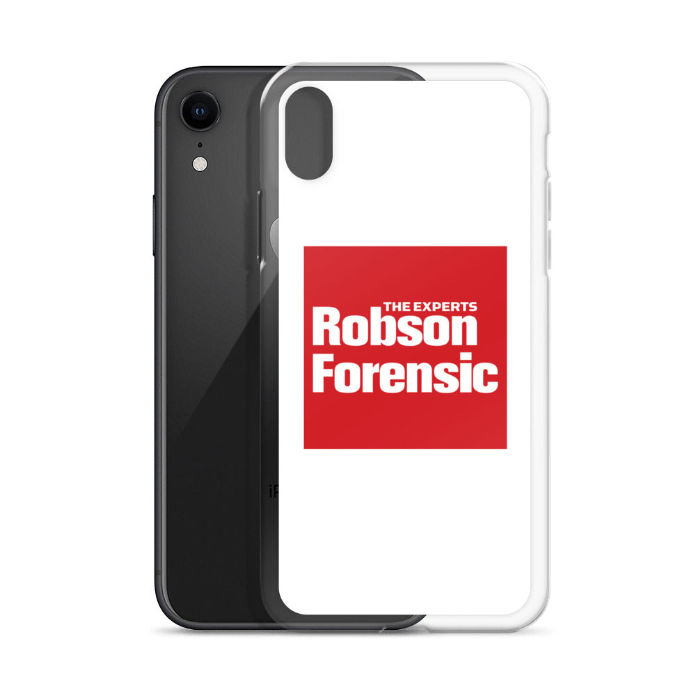 Clear Case for iPhone® - Red Square Logo