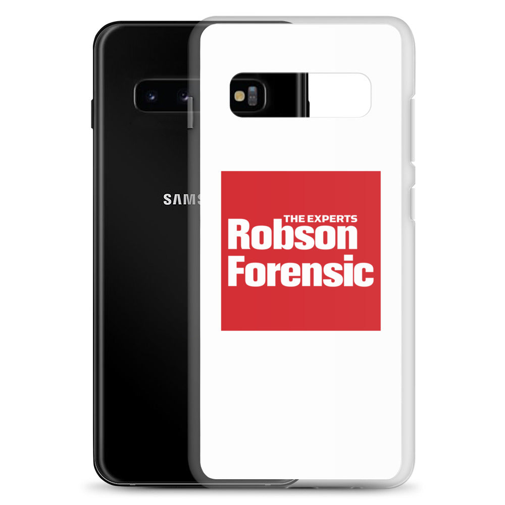 Clear Case for Samsung® - Red Square Logo