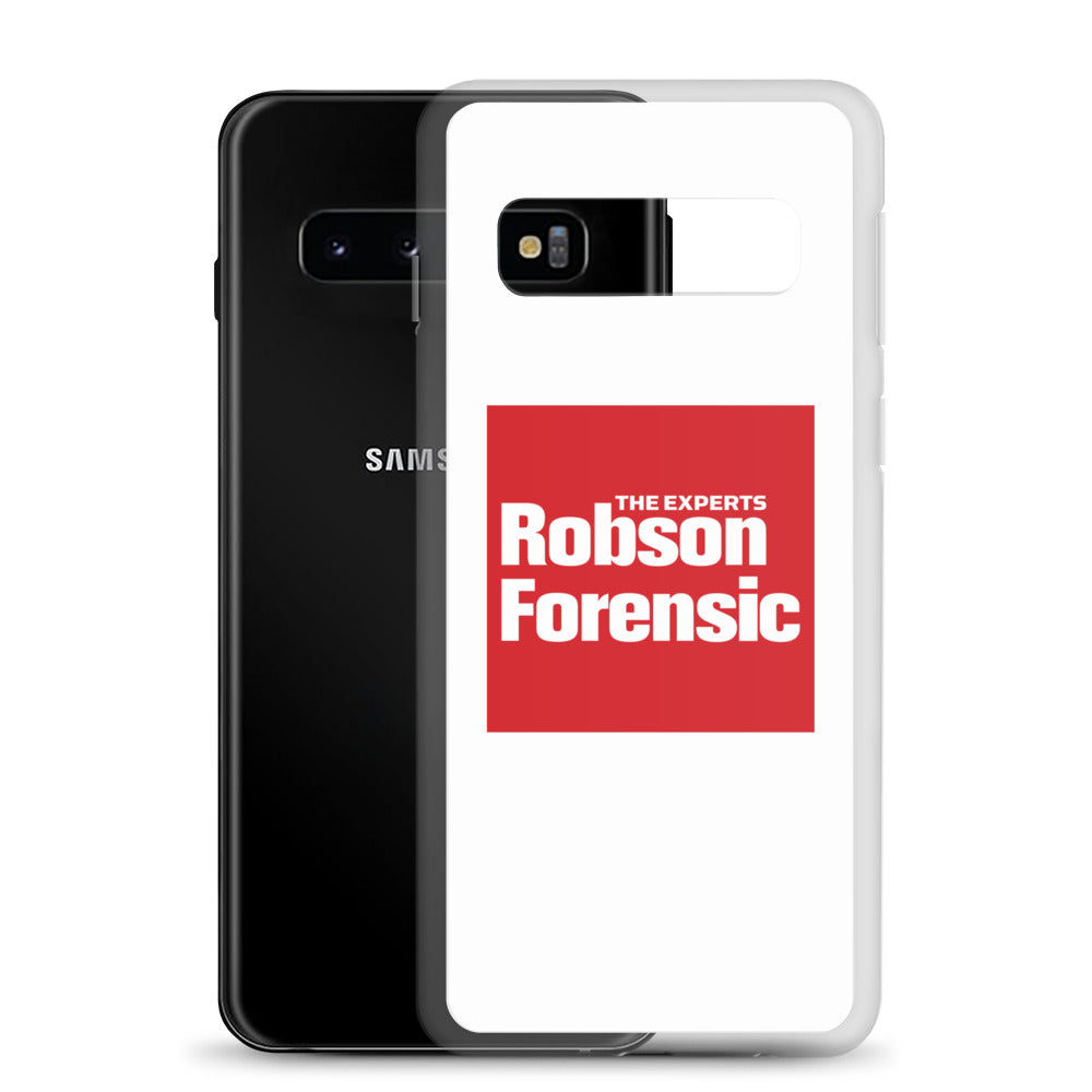 Clear Case for Samsung® - Red Square Logo