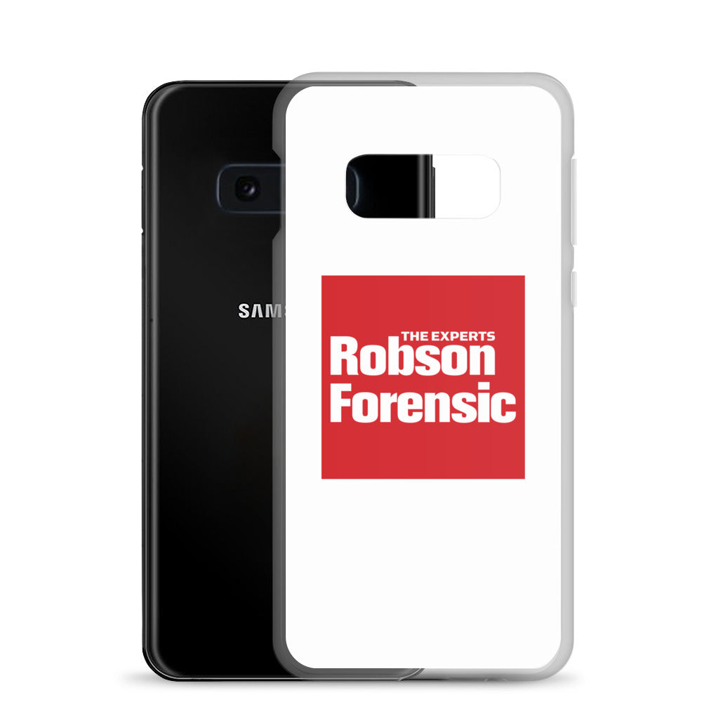 Clear Case for Samsung® - Red Square Logo