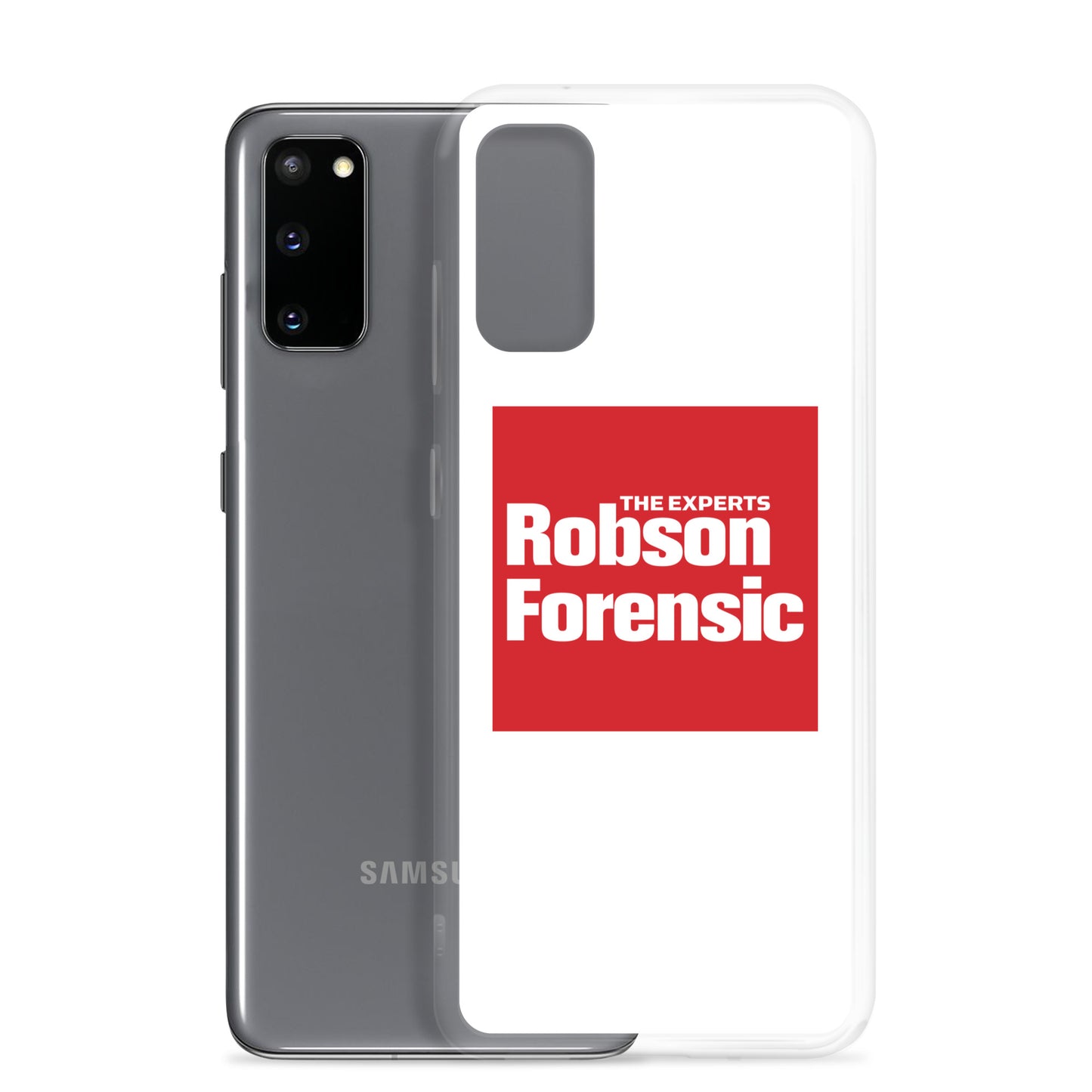 Clear Case for Samsung® - Red Square Logo