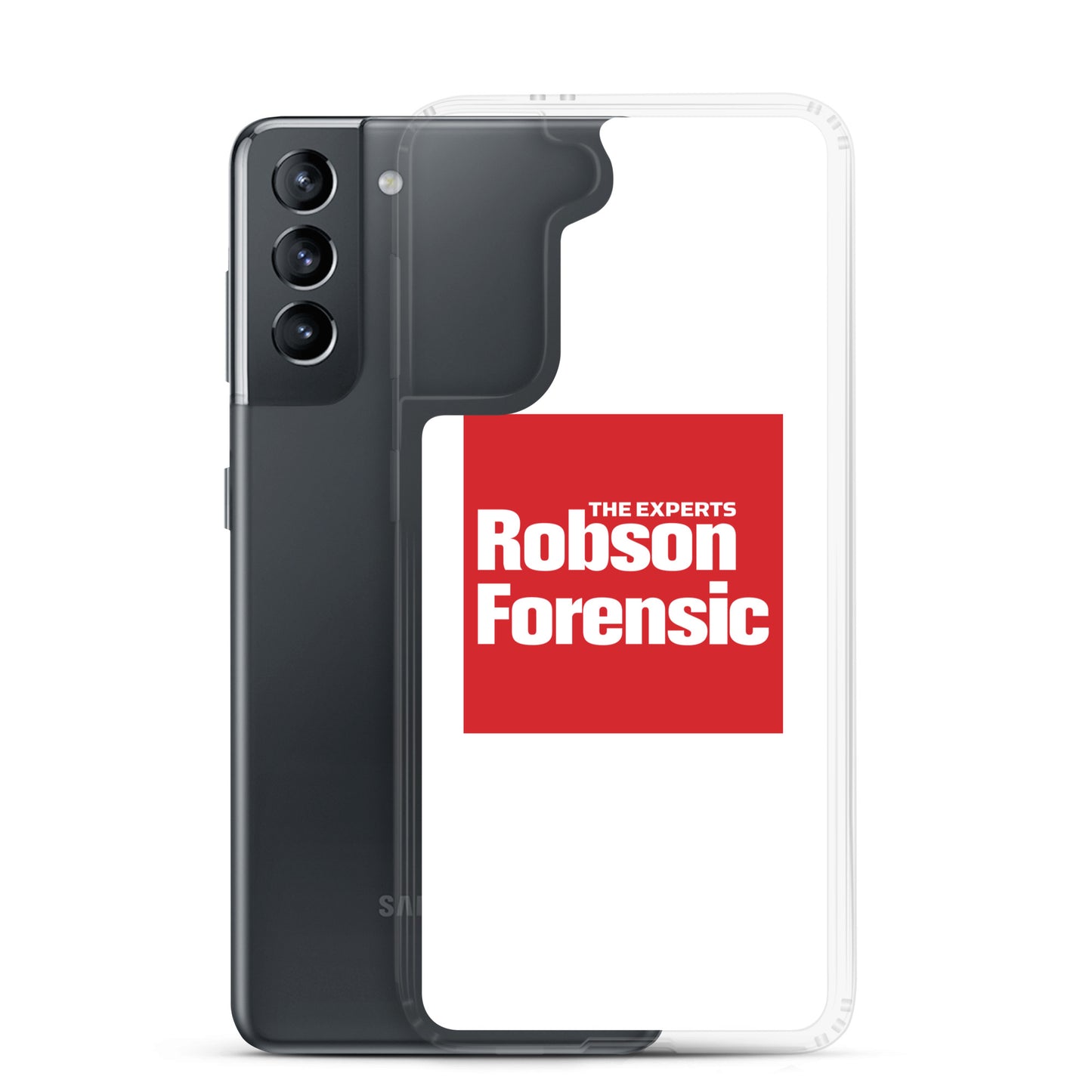 Clear Case for Samsung® - Red Square Logo