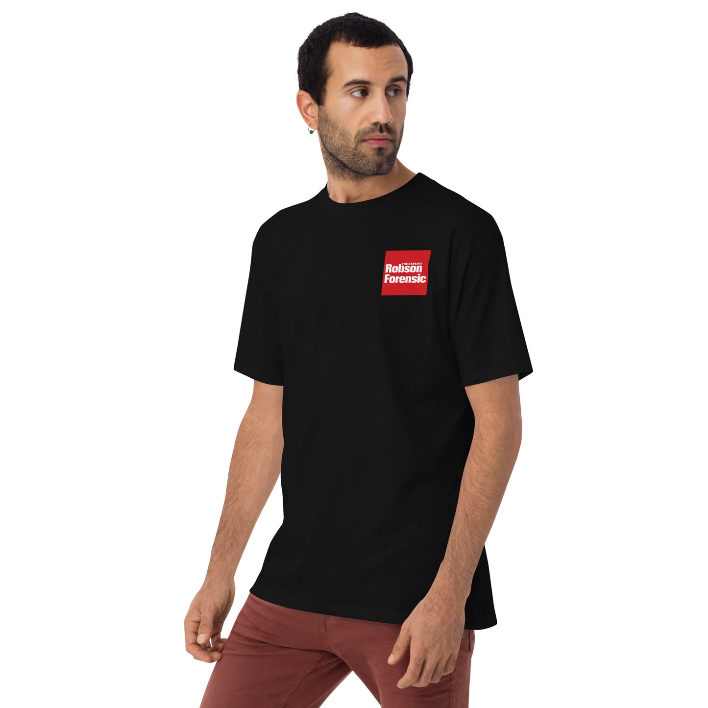 Premium heavyweight tee - Red Square Logo