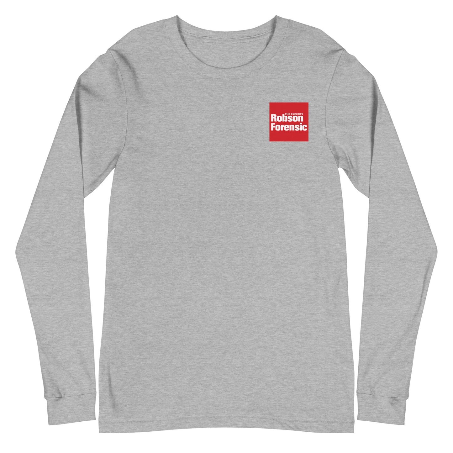 Unisex Long Sleeve Tee - Red Square Logo